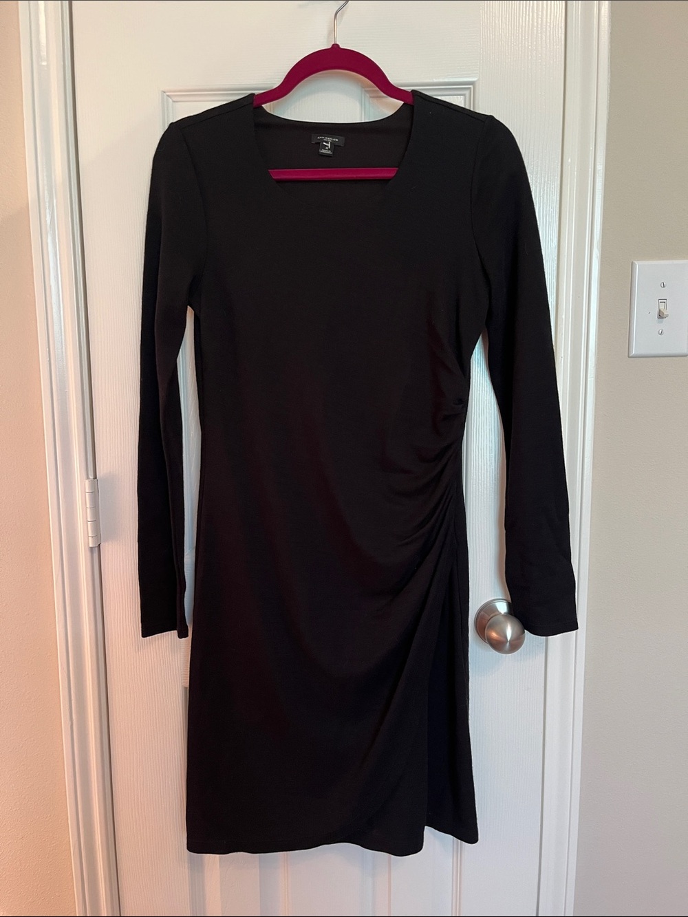 Ann Taylor Wool Blend Cinched Dress
